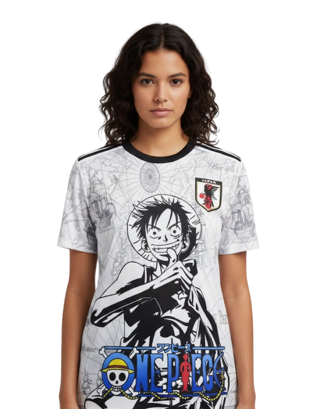 One Piece "Luffy Map" T-shirt Japan 2025